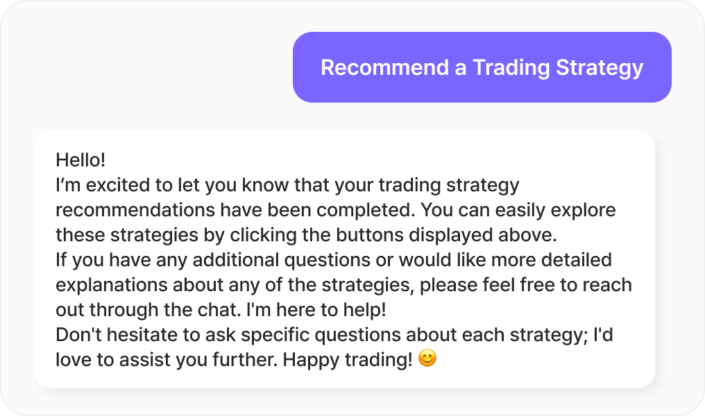 Interactive Trading Chatbot