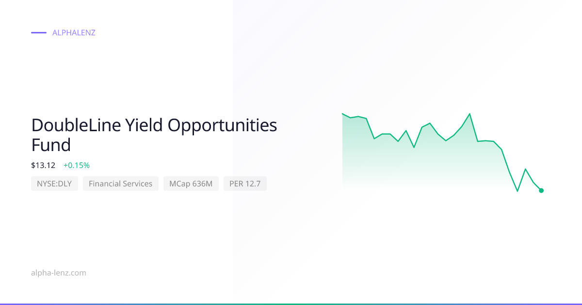 DoubleLine Yield Opportunities Fund (Financial Services) 주가 전망 & 기업 분석 ...