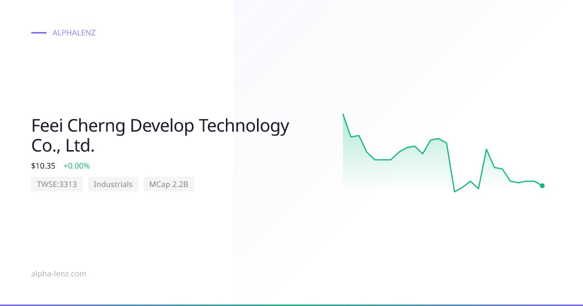Feei Cherng Develop Technology Co., Ltd. (Industrials) 주가 전망 & 기업 분석 ...