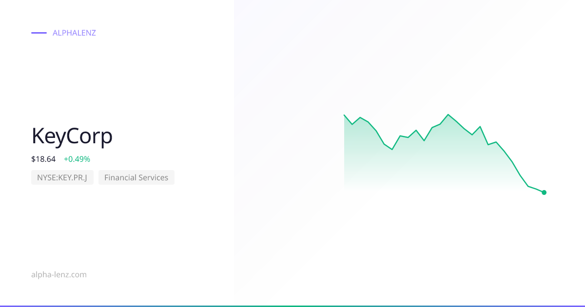 KeyCorp (Financial Services) 주가 전망 & 기업 분석 $21.60 | Alpha Lenz