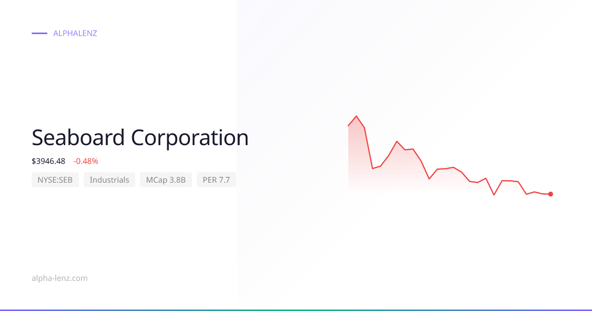 Seaboard Corporation (Industrials) 주가 전망 & 기업 분석 $5584.31 | Alpha Lenz