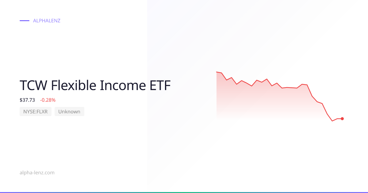 TCW Flexible Income ETF (Unknown) 주가 전망 & 기업 분석 $39.23 | Alpha Lenz