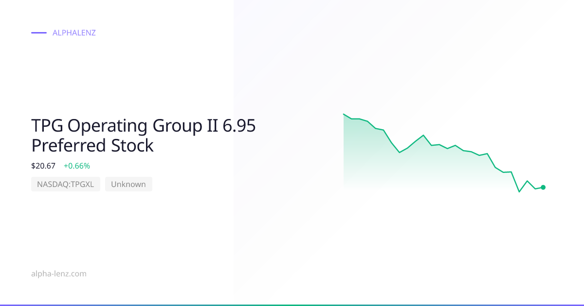 TPG Operating Group II 6.95 Preferred Stock (Unknown) 주가 전망 & 기업 분석 $25 ...